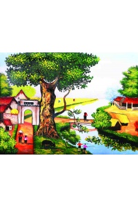 Tranh gạch đồng quê 27