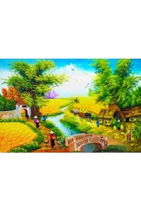 Tranh gạch đồng quê 39