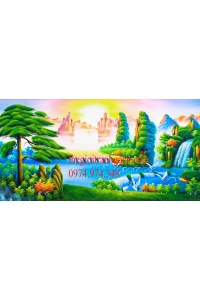 Tranh gạch đồng quê 20