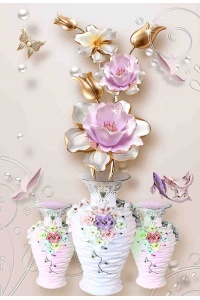 Tranh gạch 3D hoa 171