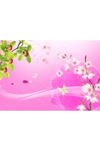 Tranh gạch 3D hoa H31