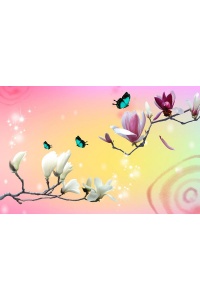 Tranh gạch 3D hoa H32