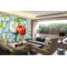 Tranh gạch 3D hoa H64