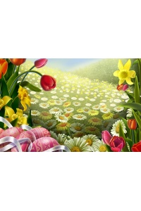 Tranh gạch 3D hoa H92