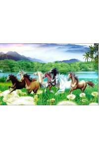Tranh gạch 3D mã đáo 033