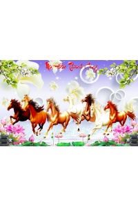 tranh gạch 3d mã đáo thành công  034