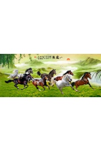 Tranh gạch 3D mã đáo MĐ555