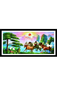 Tranh gạch 3D mã đáo PT1973