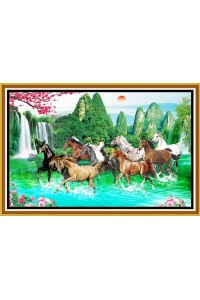 Tranh gạch 3D mã đáo MĐ55