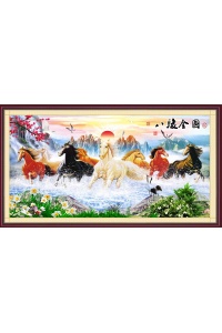Tranh gạch 3D mã đáo PT6061