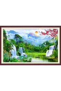 Tranh gạch 3d phong thủy 9028
