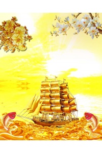 Tranh gạch 3D phong thủy  PT1566