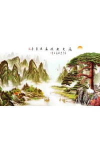 Tranh gạch 3D tranh phong thủy 9108