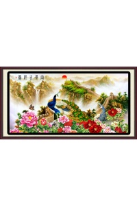Tranh gạch 3D tranh phong thủy PT1034