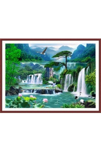 Tranh gạch 3D tranh phong thủy PT1040