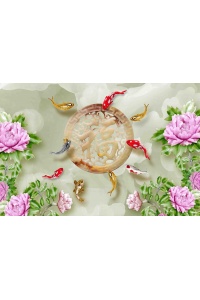 Tranh gạch 3D tranh phong thủy PT6060