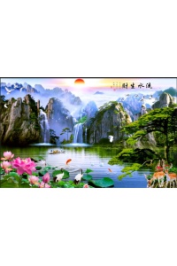 Tranh gạch 3D tranh phong thủy PT6090