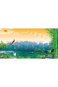 Tranh gạch 3D tranh phong thủy PT113