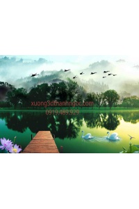 Tranh gạch 3D tranh phong thủy PT124