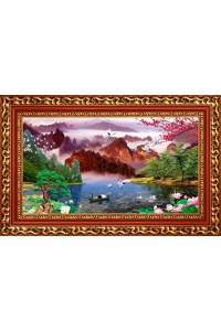 Tranh gạch 3D tranh phong thủy PT466