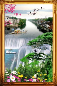 Tranh gạch 3D tranh phong thủy PT492