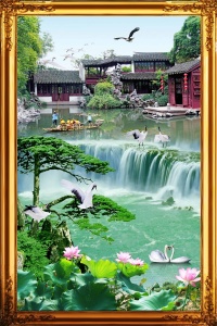Tranh gạch 3D tranh phong thủy PT493