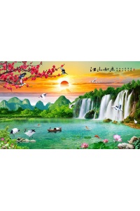 Tranh gạch 3D tranh phong thủy PT508