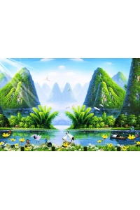 Tranh gạch 3D tranh phong thủy PT566