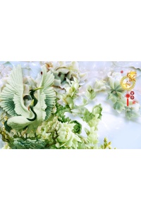 Tranh gạch 3D giả ngọc N175