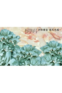 Tranh gạch 3D giả ngọc N179