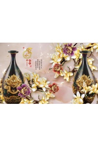 Tranh gạch 3D giả ngọc N194