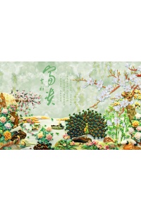 Tranh gạch 3D giả ngọc N236