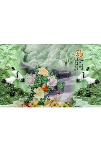 Tranh gạch 3D giả ngọc N248