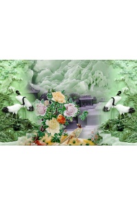 Tranh gạch 3D giả ngọc N254