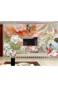 Tranh gạch 3D giả ngọc N271