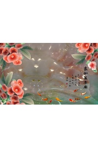Tranh gạch 3D giả ngọc N43