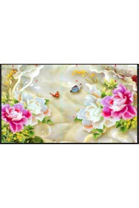 Tranh gạch 3D giả ngọc N260