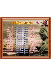 Tranh gạch 3D 14 điều phật dạy 01