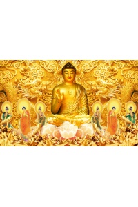 tranh gạch 3d phật a di đà