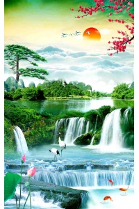 Tranh gạch 3D phong thủy  đứng 27