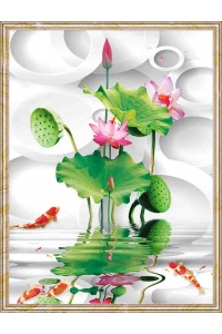 Tranh gạch 3D phong thủy  đứng 31