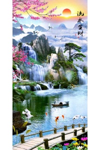 Tranh gạch 3D phong thủy  đứng 32