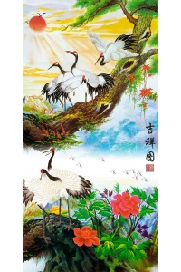 Tranh gạch 3D phong thủy  đứng 42