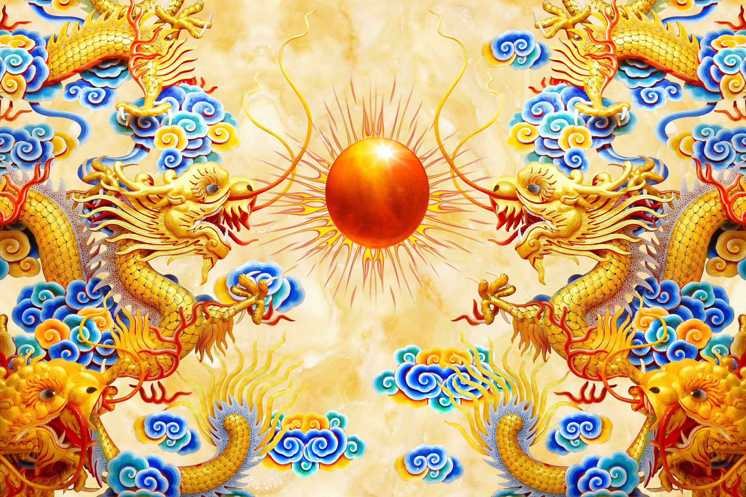 tranh gạch 3d long ly quy phụng
